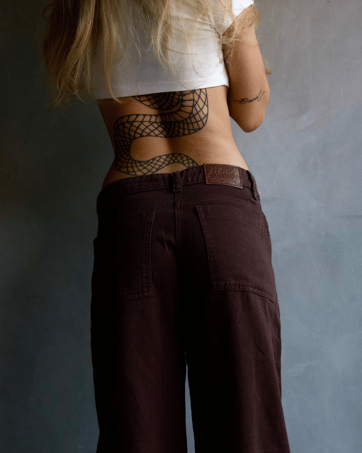 JEAN ANCHO CARGO CARPENTER CAFÉ