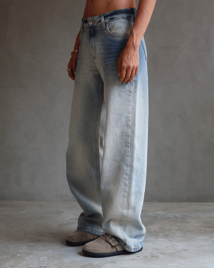JEAN RELAXED FIT SANBLAS VAINILLA AZUL