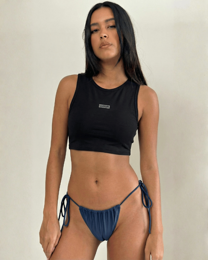 LUXUR BABY TANK TOP NEGRO