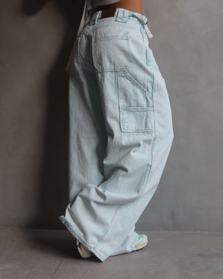 JEAN PREMIUM SOPHIA DIRTY WASH ICE AZUL