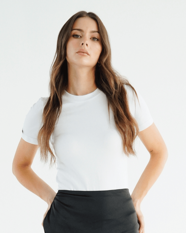 LUXUR BODY MANGA CORTA BLANCO