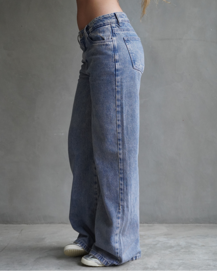 JEAN ANCHO STRAIGHT COTTON CANDY WASH AZUL