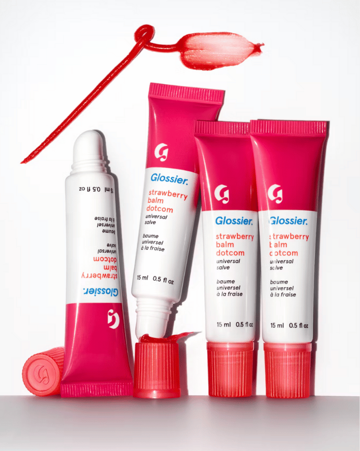 GLOSSIER BÁLSAMO LABIAL FRESA STRAWBERRY BALM DOTCOM