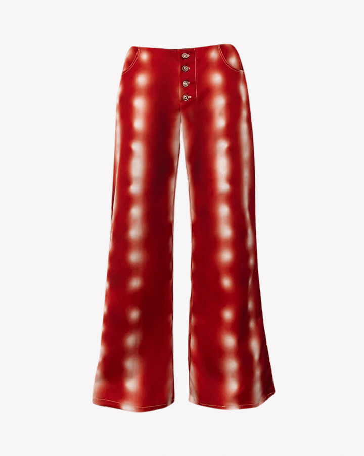 CEMADIER PANTALÓN "MELTED" ROJO