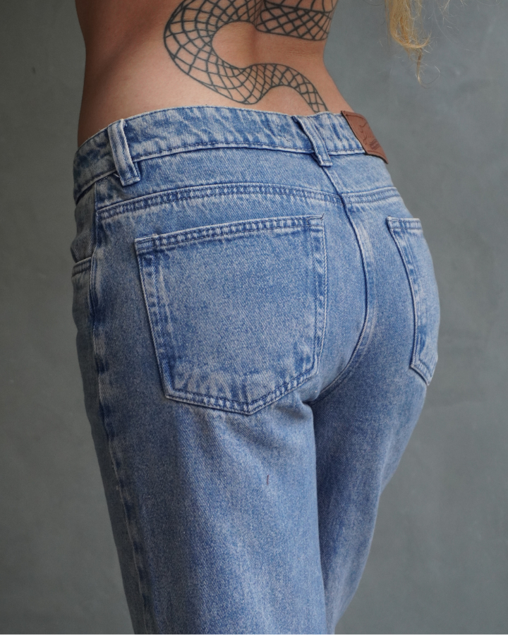 JEAN ANCHO STRAIGHT COTTON CANDY WASH AZUL