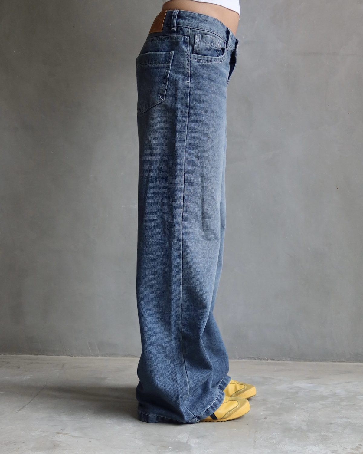 JEAN WIDE LEG FIT AZUL MEDIO WASHED