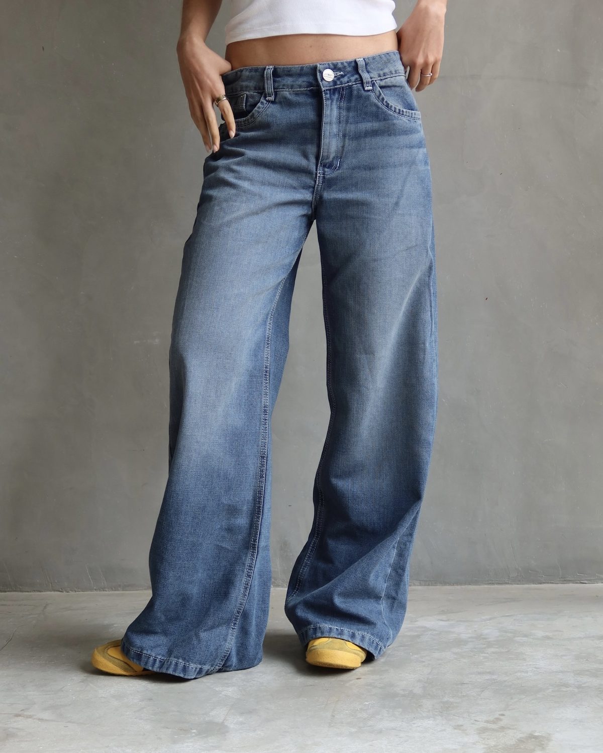 JEAN WIDE LEG FIT AZUL MEDIO WASHED