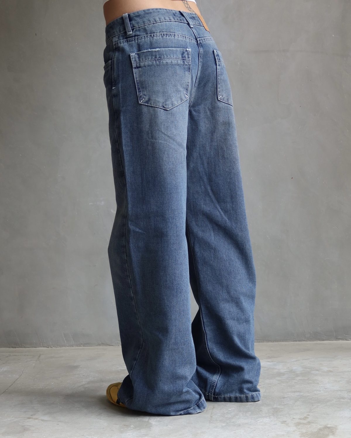 JEAN WIDE LEG FIT AZUL MEDIO WASHED