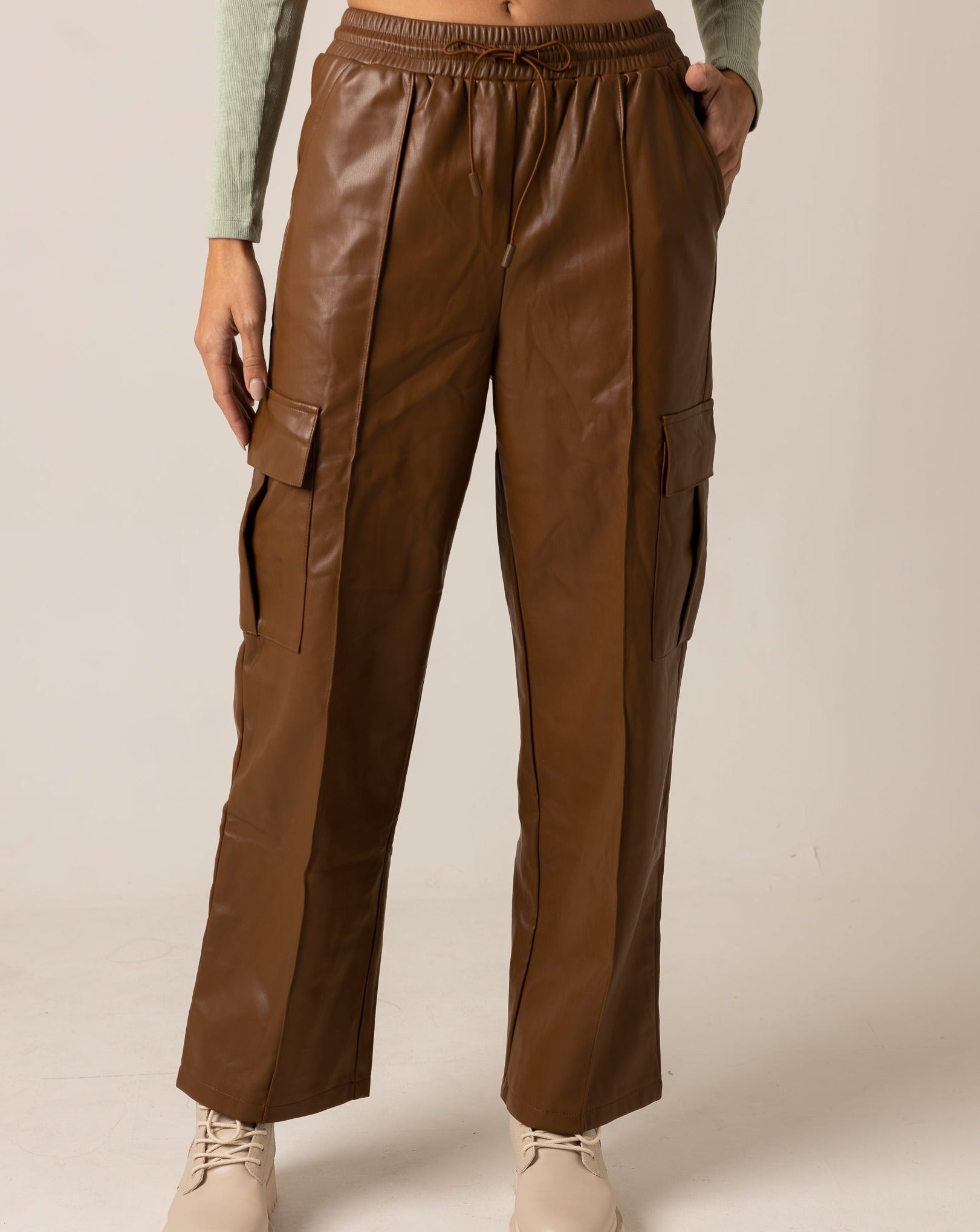 PANTALONES CARGO BROOKE CAFÉ