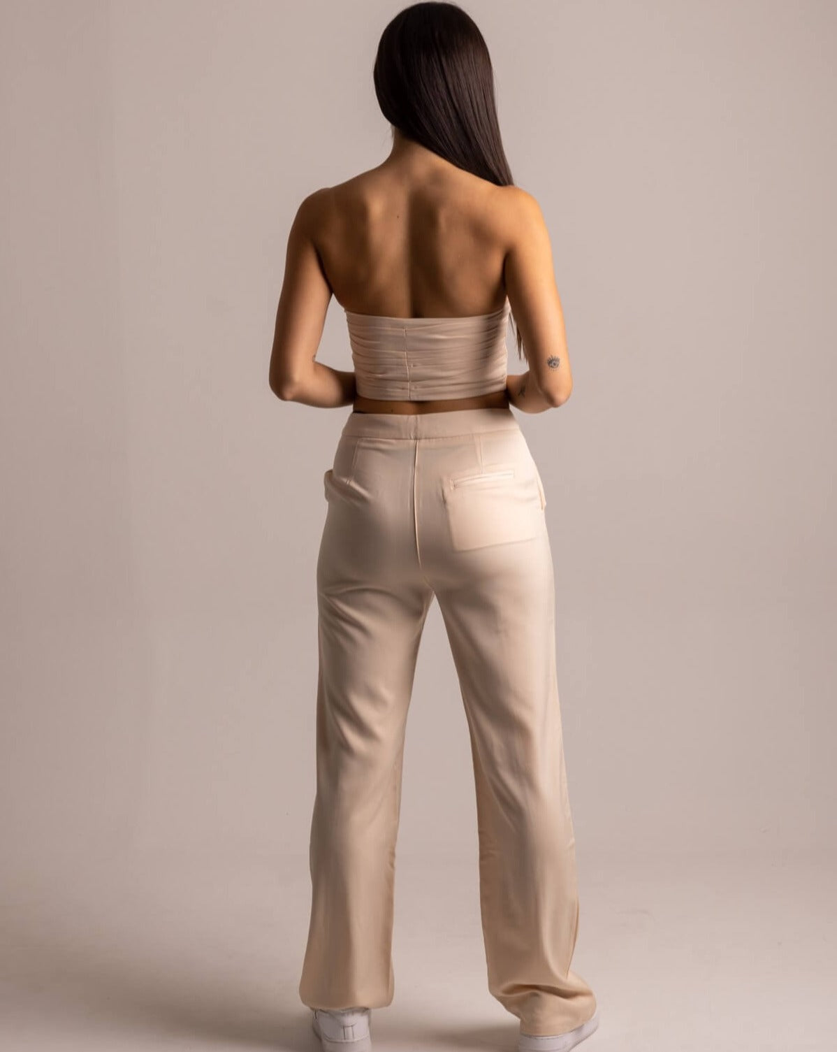 PANTALÓN CLÁSICO BLOSSIE BEIGE